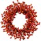 22" Orange Hawthorn Berry Wreath - Lifelike Berries, Indoor/Outdoor Use, Front Door Decor - Autumn & Fall Holiday Décor - 2024 Christmas Collection, Floral Home by Artificial Flowers